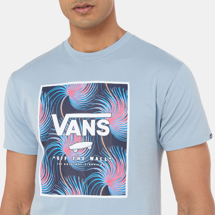 فانس تيشيرت كلاسيك برينت بوكس للرجال أزرق image number 3