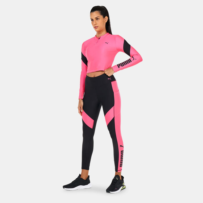 بوما تيشيرت فت EVERSCULPT كروب للنساء وردي image number 2