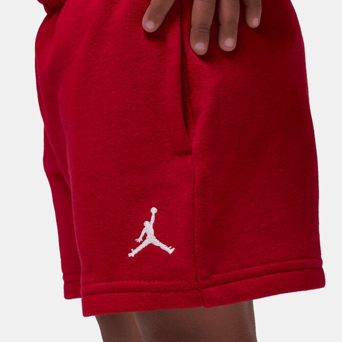 جوردن طقم تيشيرت وشورت بروكلين فليس للأطفال أحمر image number 4