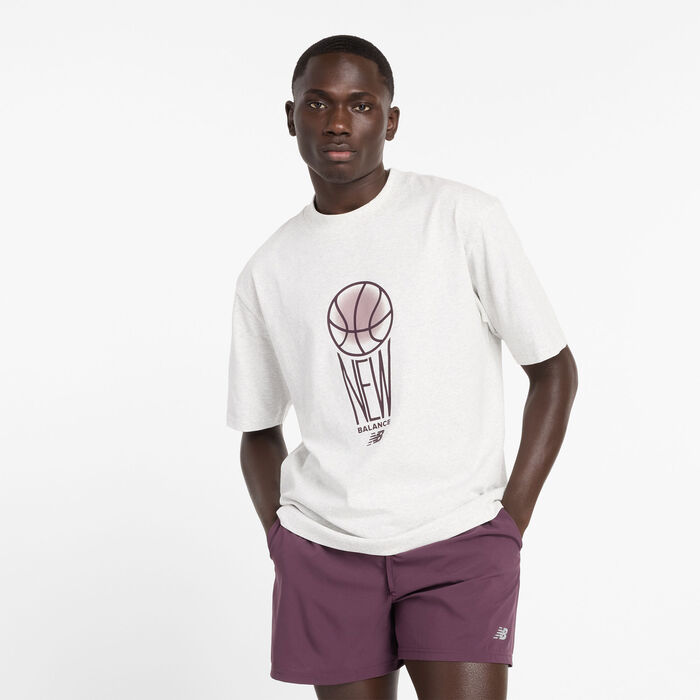 نيو بالانس تيشيرت هوبس جرافيك للرجال أبيض image number 0
