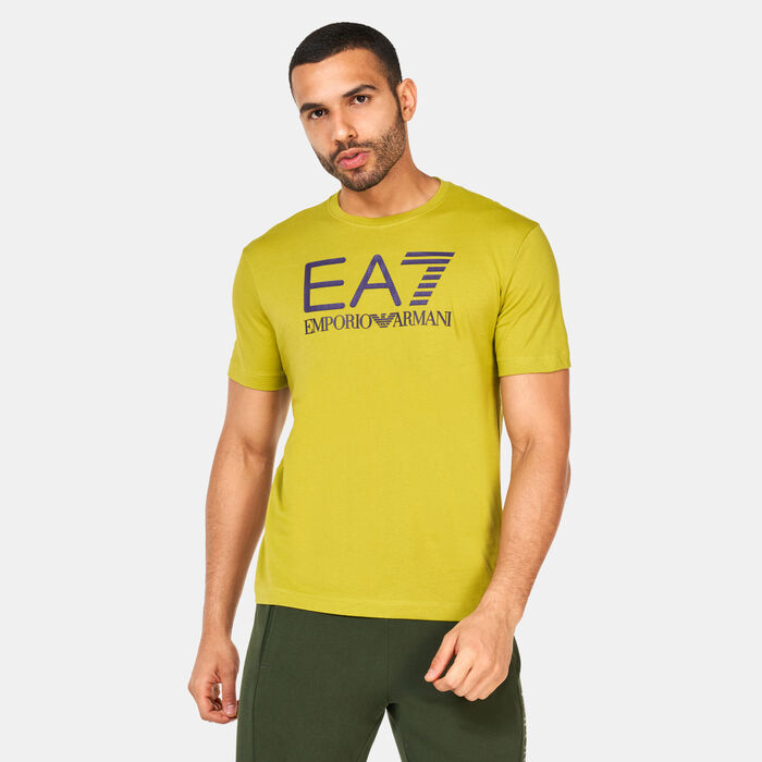 اي ايه 7 امبوريو ارماني تيشيرت لوجو سيريز للرجال أخضر image number 0