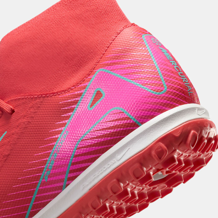 نايكي حذاء كرة القدم ميركوريال سوبرفلاي 10 اكاديمي لملاعب العشب الصناعي للرجال أحمر image number 5