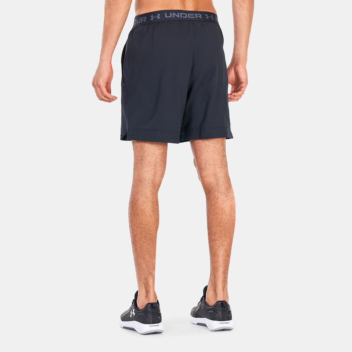 اندر ارمر شورت التمرين فانيش للرجال أسود image number 1