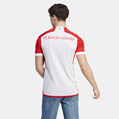 اديداس تيشيرت FC بايرن ميونخ الأساسي للرجال - 2023/24 أبيض