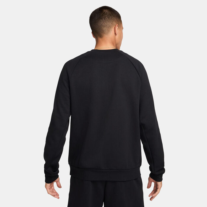 نايكي سويت شيرت برايميري بيرفورمانس من الصوف بتقنية دراي فت وحماية من الأشعة فوق البنفسجية للرجال أسود image number 1