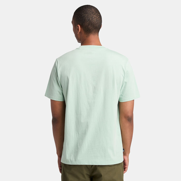 تمبرلاند تيشيرت فرونت سيزونال ستاك لوجو للرجال أخضر image number 1