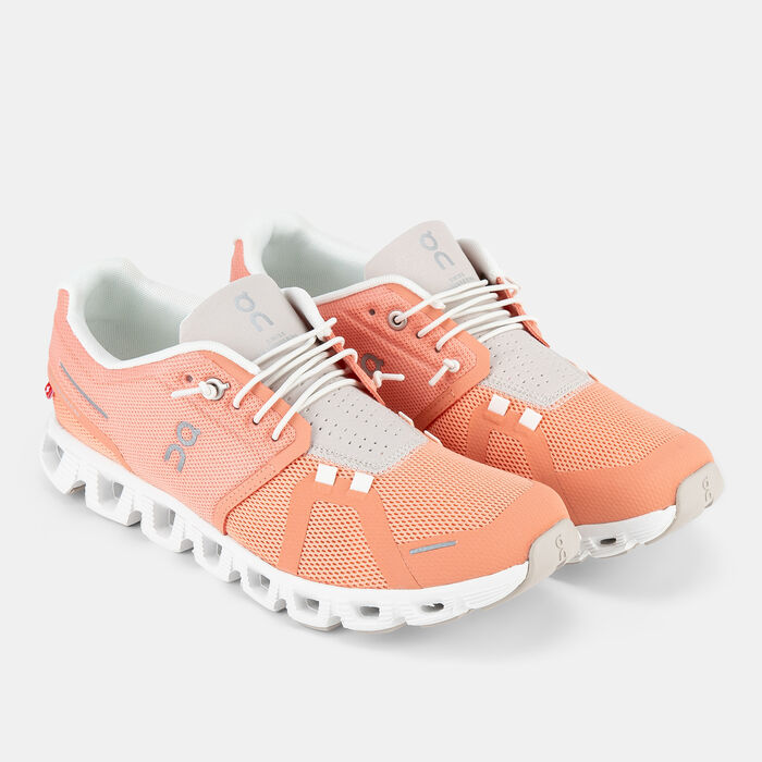 اون حذاء الجري كلاود 5 للنساء وردي image number 1