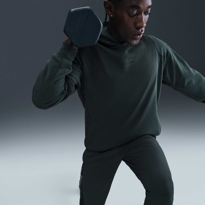 نايكي هودي التمرين برو دراي-فت للرجال أخضر image number 2