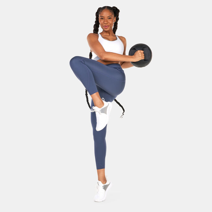 اندر ارمر ليقنز UA راش انكل للنساء رمادي image number 2