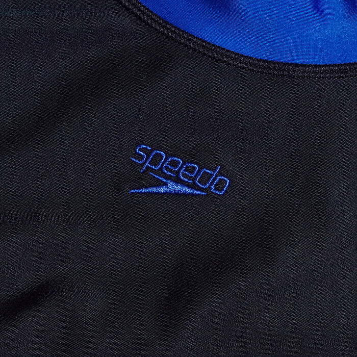 سبيدو طقم السباحة تيشيرت وشورت كلربلوك للاطفال أسود image number 2