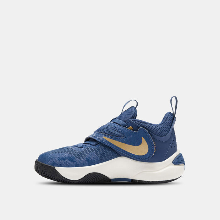 نايكي حذاء كرة السلة تيم هاسل دي 11 للأطفال أزرق image number 2