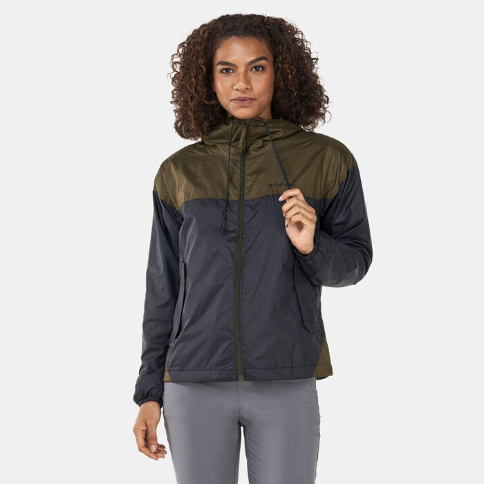 كولومبيا جاكيت فلاش تشالنجر فليس لايند ويندبريكر للنساء أسود image number 0