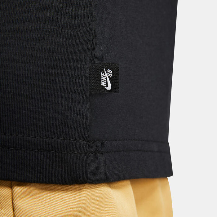 نايكي تيشيرت إس بي سكيت لوجو للرجال أسود image number 6