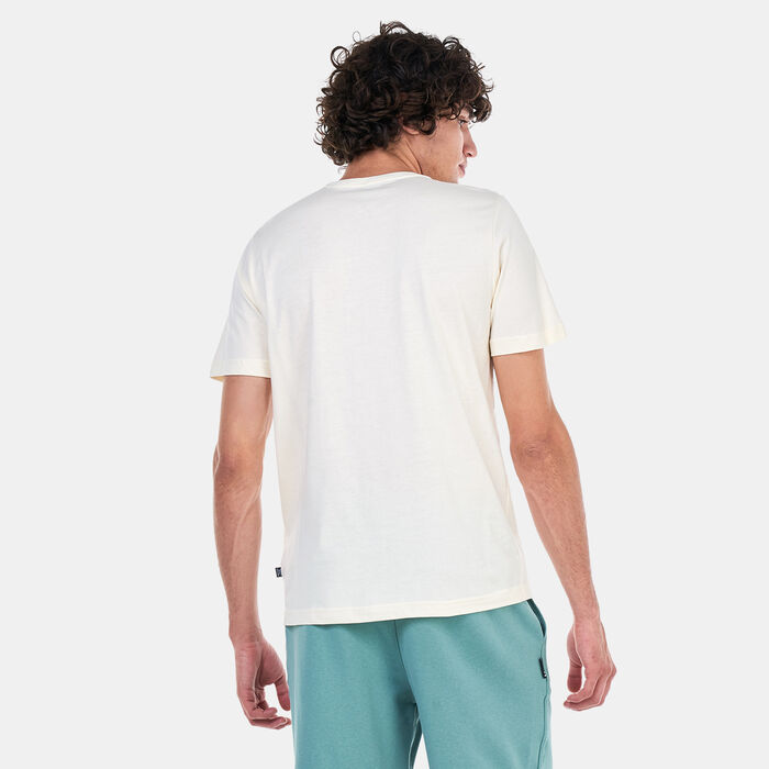 بوما تيشيرت اسنشالز+ 2 كلر لوجو للرجال بيج image number 1