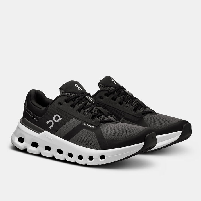اون حذاء الجري كلاودرانر 2 وايد للنساء أسود image number 1
