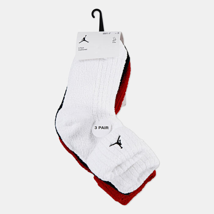 نايكي جوارب بطول الكاحل مبطنة (3 أزواج) أسود image number 2