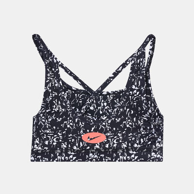 نايكي صدرية رياضية دراي-فت اندي ايكون كلاش اول اوفر برينت للاطفال الكبار أسود