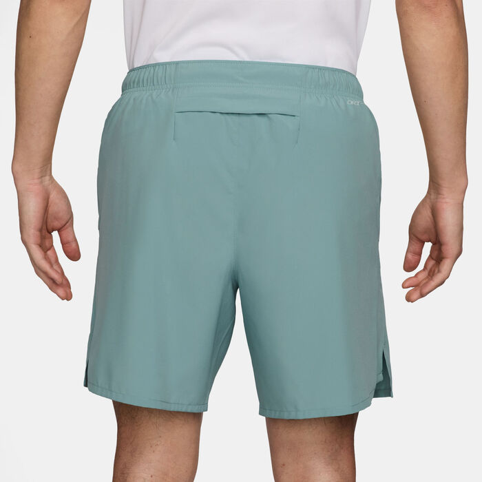 نايكي شورت الجري تشالنجر دراي-فت أنلايند للرجال أخضر image number 1