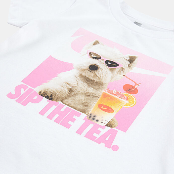 نايكي تيشيرت SIP فوتو للأطفال أبيض image number 2