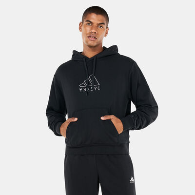 اديداس هودي بلاك بانتر جرافيك للرجال أسود