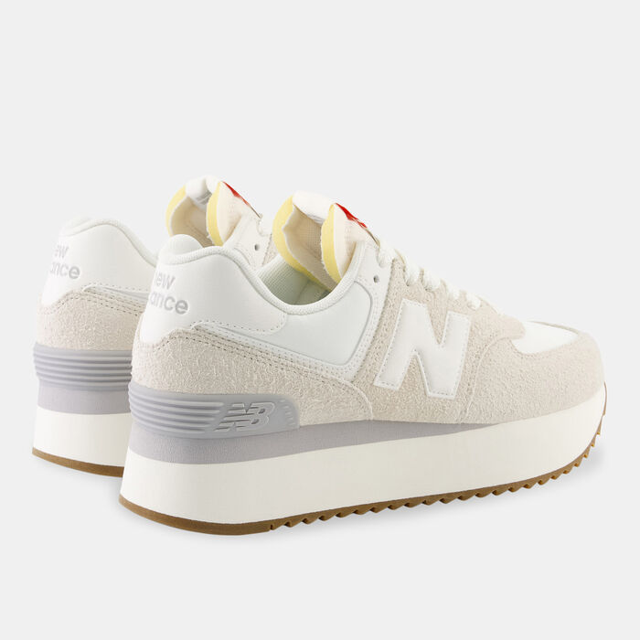 نيو بالانس حذاء 574+ للنساء بنى image number 2
