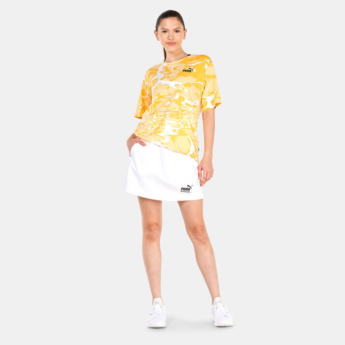 بوما تنورة سمر سبلاش سويت للنساء أبيض image number 2