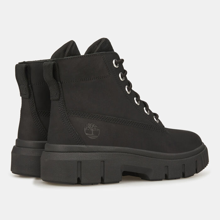 تمبرلاند بوت جراي فيلد ليس-أب ليذر للنساء أسود image number 2