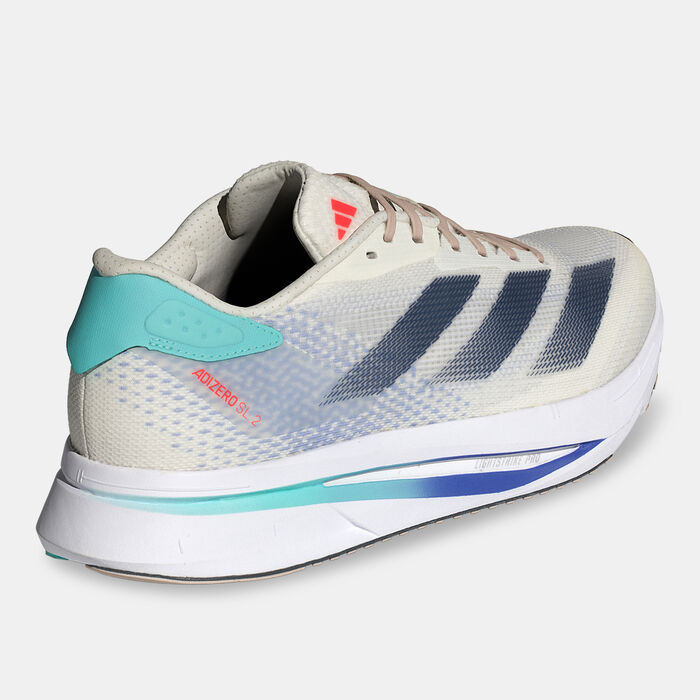 اديداس حذاء الجري اديزيرو SL2 للرجال أبيض image number 2