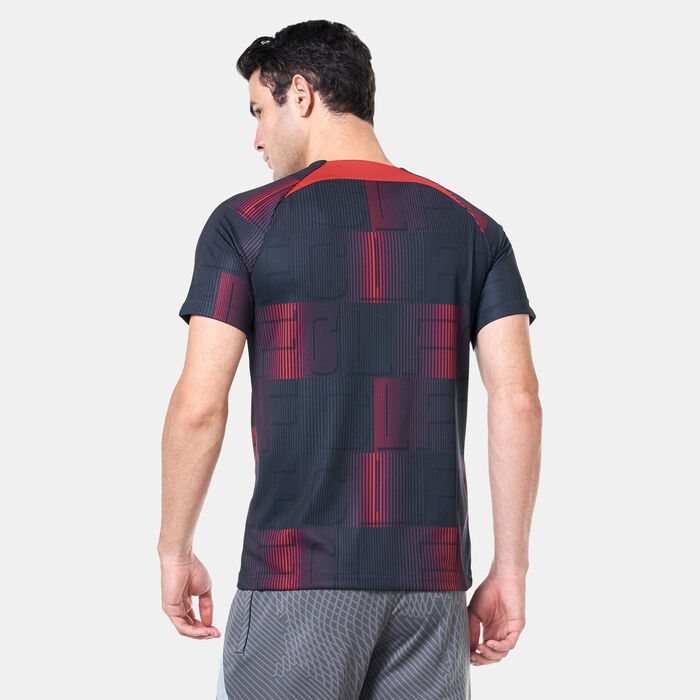 نايكي تيشيرت كرة القدم ليفربول F.C اكاديمي برو دراي-فت بري ماتش للرجال أسود image number 1