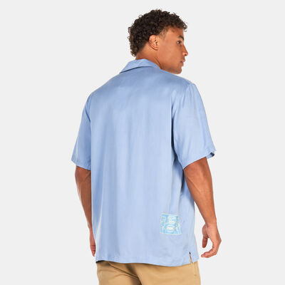 اديداس اورجينال تيشيرت جرافيك جلايد للرجال أزرق