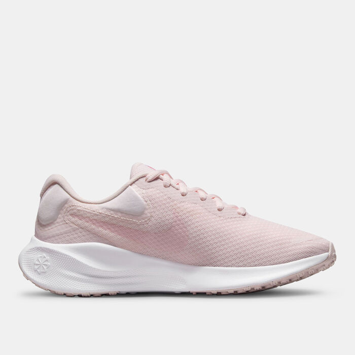 نايكي حذاء الجري ريفولوشن 7 رود للنساء وردي image number 2