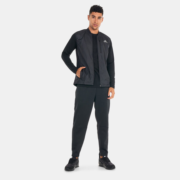 اديداس تيشيرت اون ذا رَن للرجال أسود image number 2