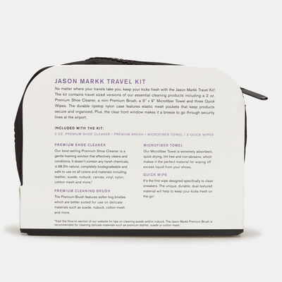 جيسون مارك مجموعة تنظيف الأحذية أثناء السفر أبيض