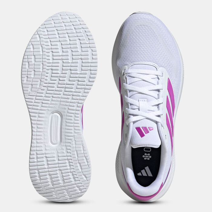 اديداس حذاء الجري رن فالكون 5 للنساء أبيض image number 4