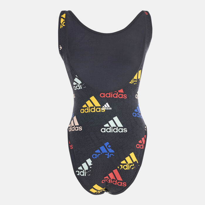 اديداس بدلة الجسم اسنشالز مالتي-كلرد لوجو للنساء image number 1