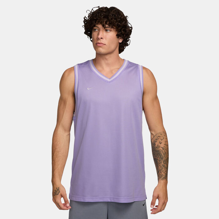 نايكي Men's DNA Dri-FIT Basketball Jersey بنفسجي image number 0