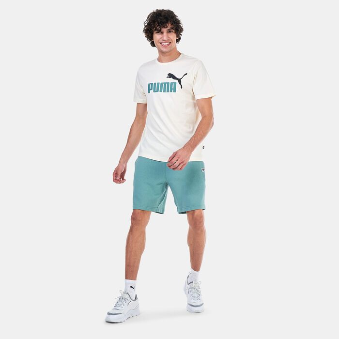 بوما تيشيرت اسنشالز+ 2 كلر لوجو للرجال بيج image number 2