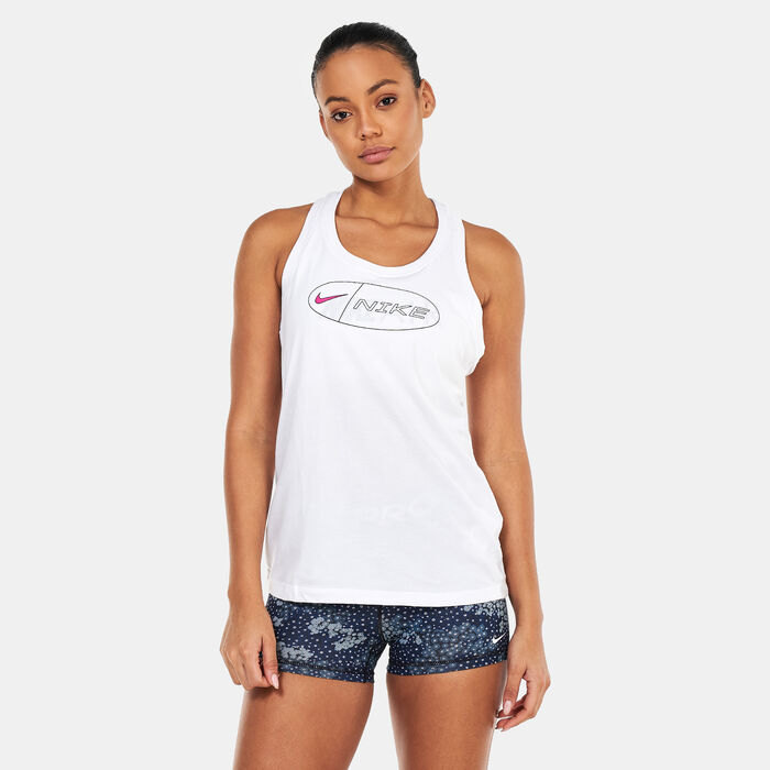 نايكي تيشيرت دراي-فت ايكون كلاش ترينينج تانك للنساء أبيض image number 0