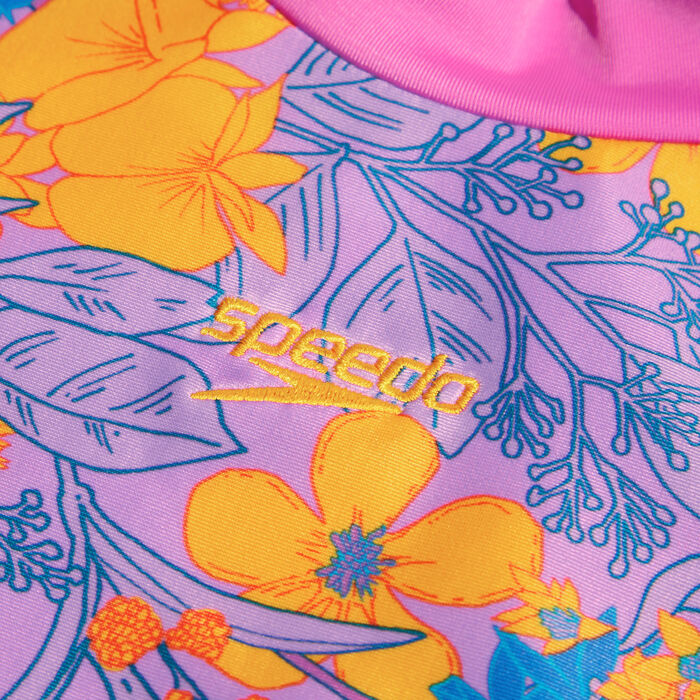 سبيدو تيشيرت راشجارد برينتد بأكمام طويلة للاطفال بنفسجي image number 1