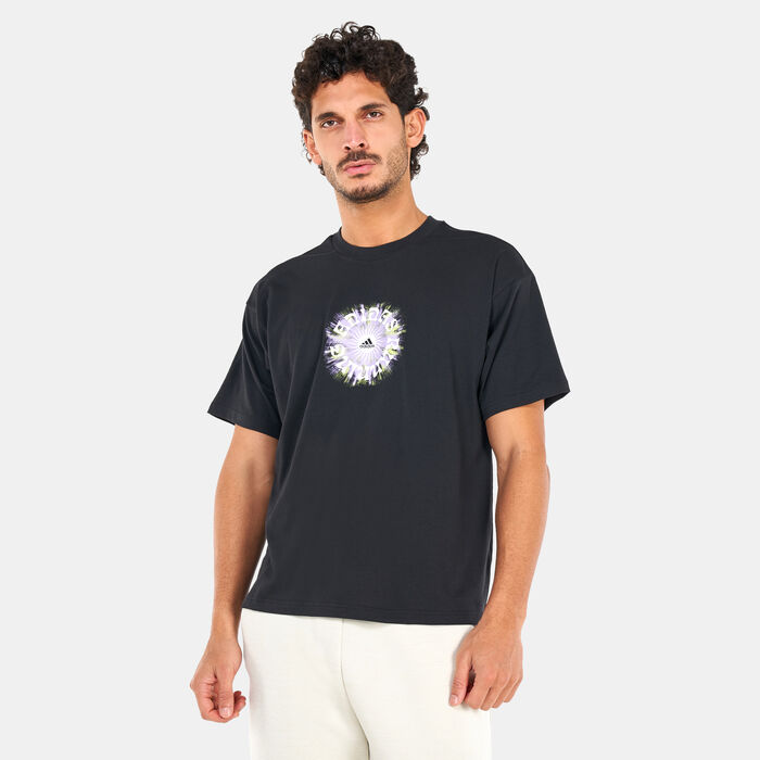 اديداس تيشيرت رانينج جرافيك أسود image number 0