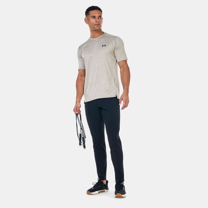 اندر ارمر بنطال الجري اوت ران ذا ستورم للرجال أسود image number 2