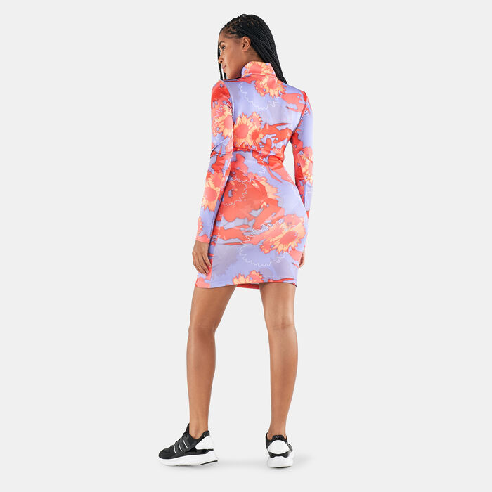 اديداس اورجينال فستان سنفلاور جرافيك للنساء متعدد image number 1