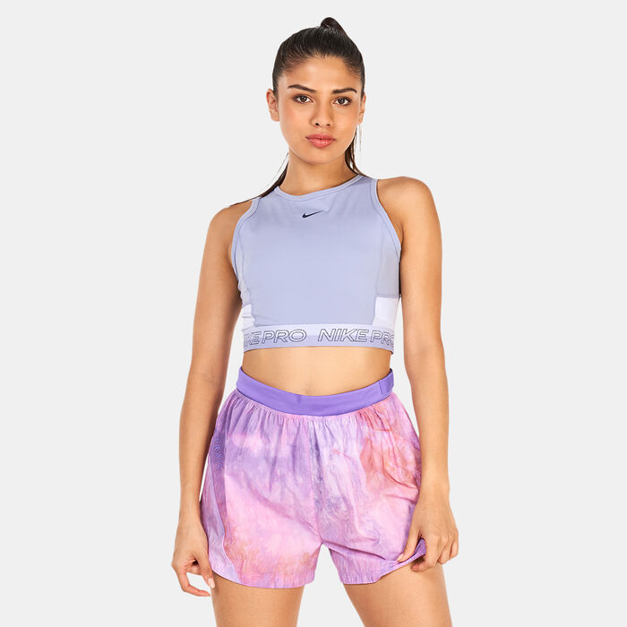 نايكي تيشيرت برو دراي-فت بلا أكمام للنساء بنفسجي image number 0