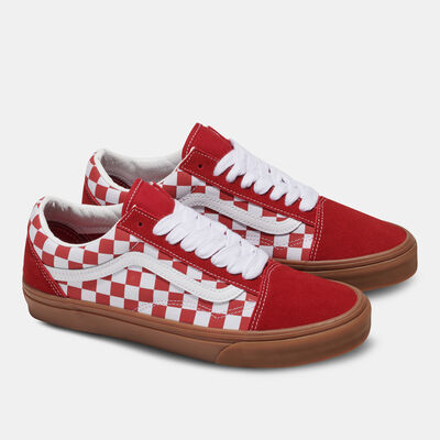 فانس حذاء أولد سكول للجنسين أحمر