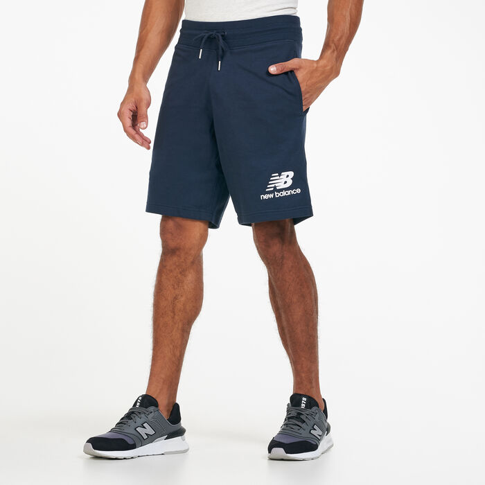 نيو بالانس شورت إسنشالز ستاكد لوجو للرجال image number 0