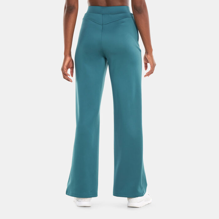 سكوات وولف بنطال دو نوت وايد ليج للنساء أخضر image number 1