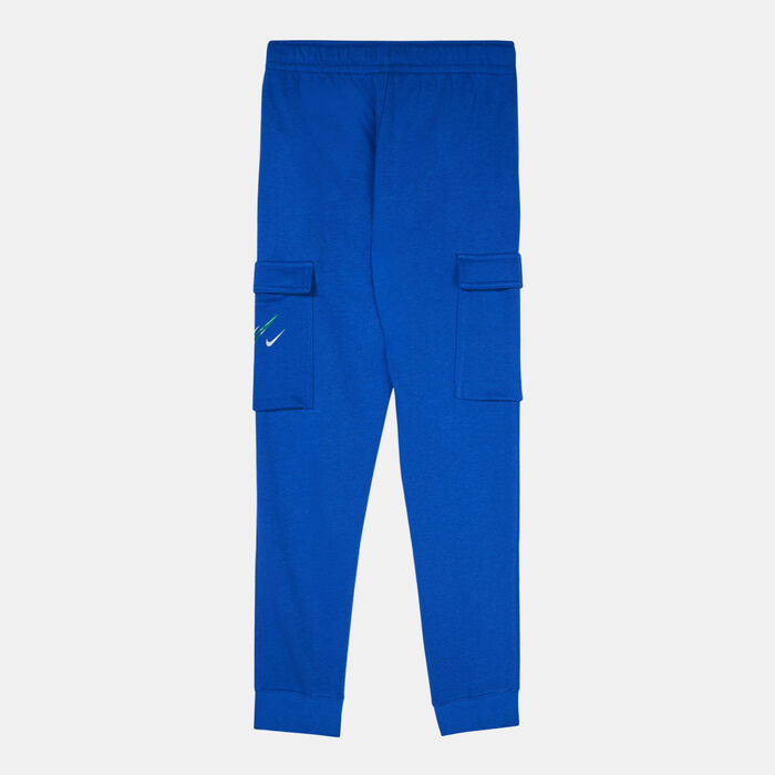 نايكي بنطال سبورتسوير فليس كارجو للاطفال الكبار أزرق image number 1