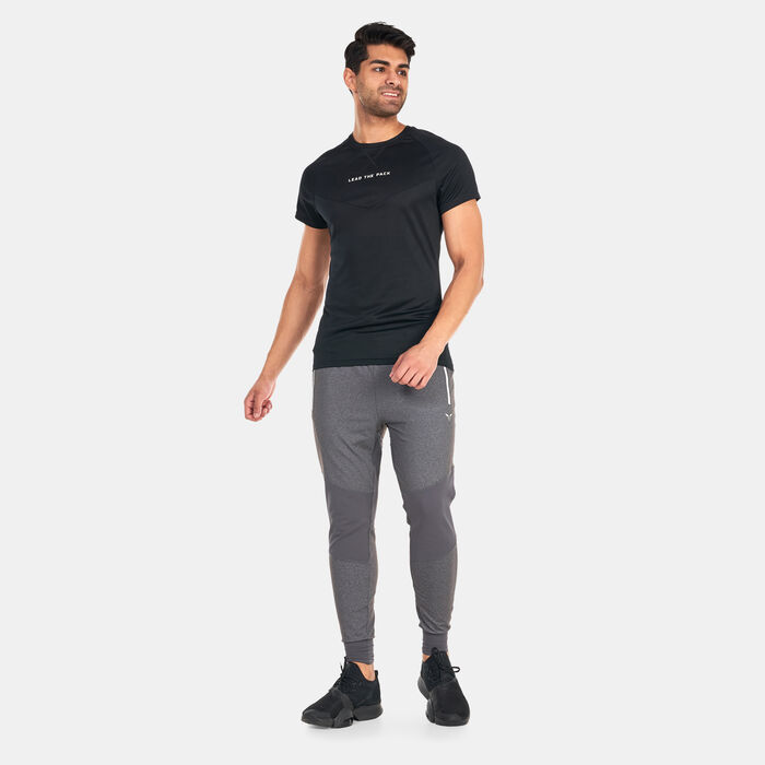 سكوات وولف تيشيرت التمرين ستيتمنت للرجال أسود image number 2