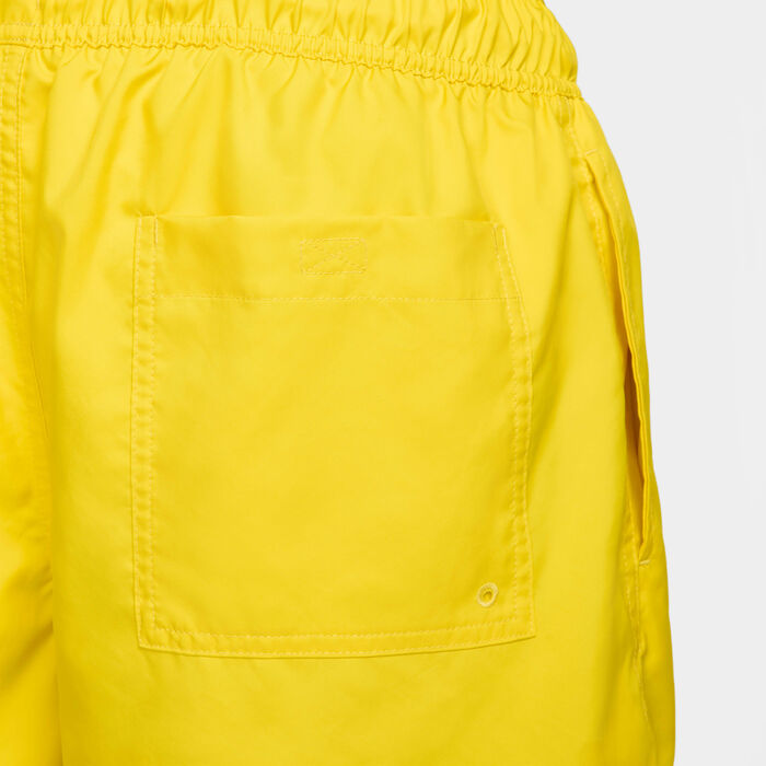 نايكي شورت كلوب ووفن فلو للرجال أصفر image number 5