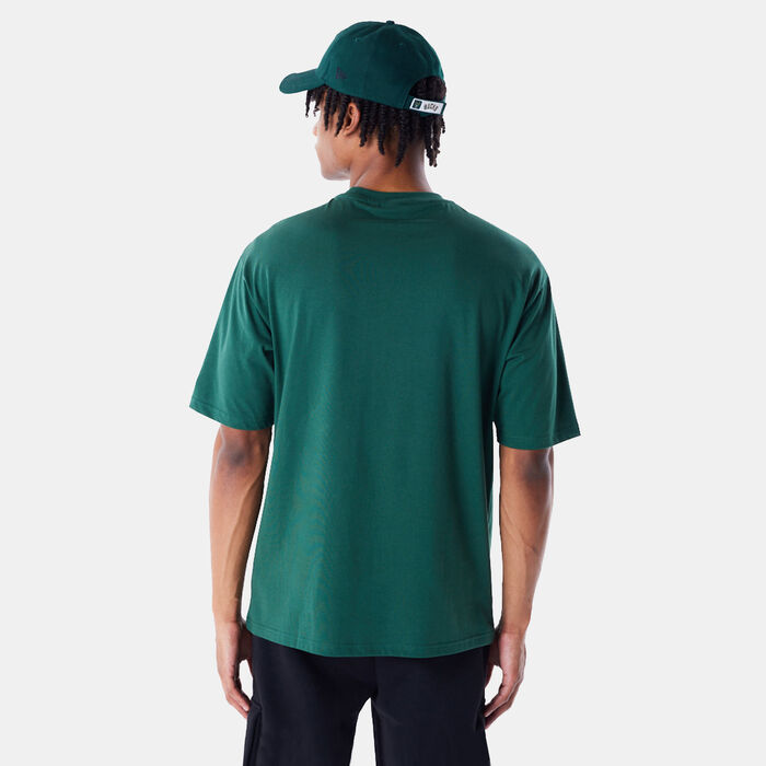 نيو ايرا تيشيرت ان-بي-ايه ميلواكي باكس سكريبت للرجال أخضر image number 1